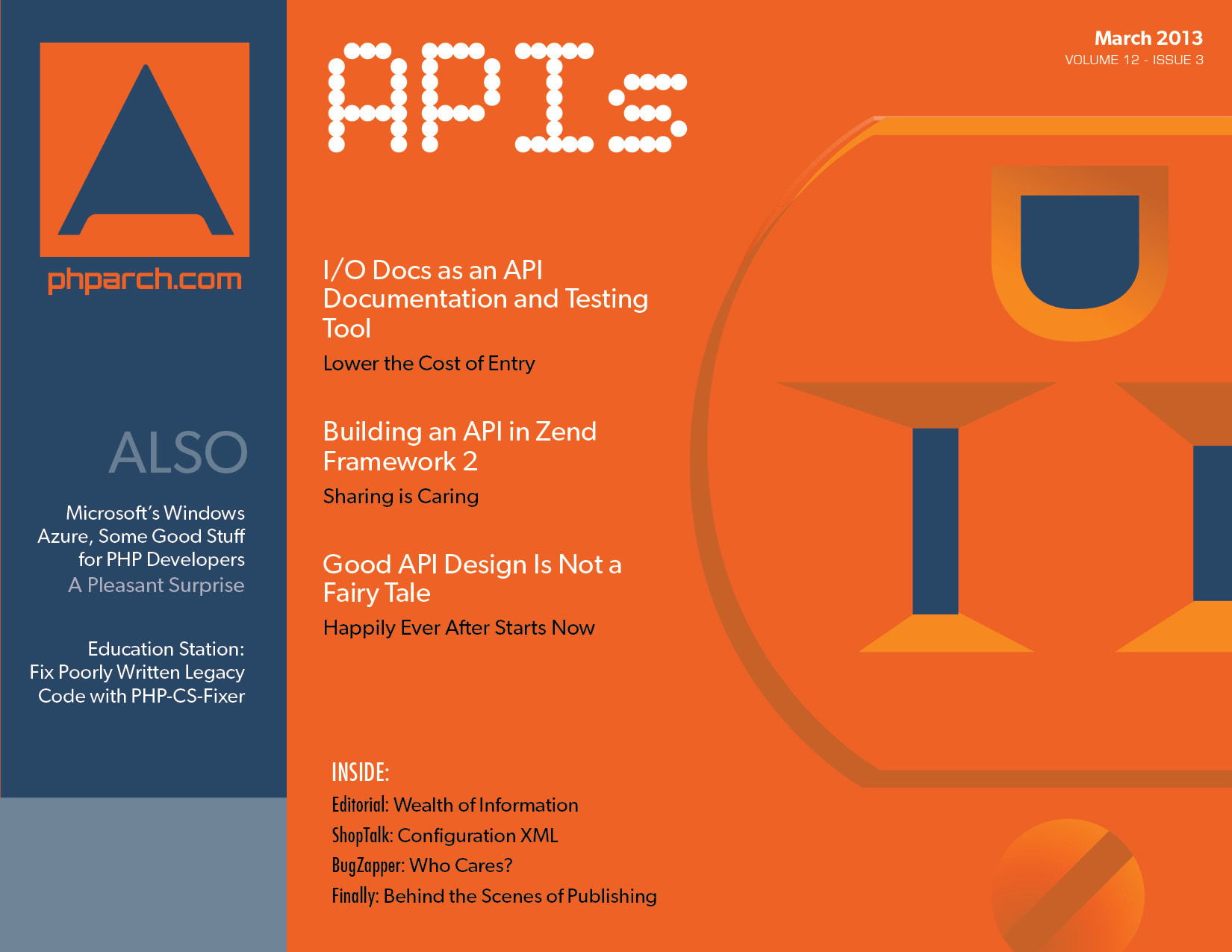 php|architect March issue - APIs